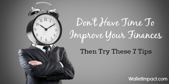 Don't have time to improve your finances